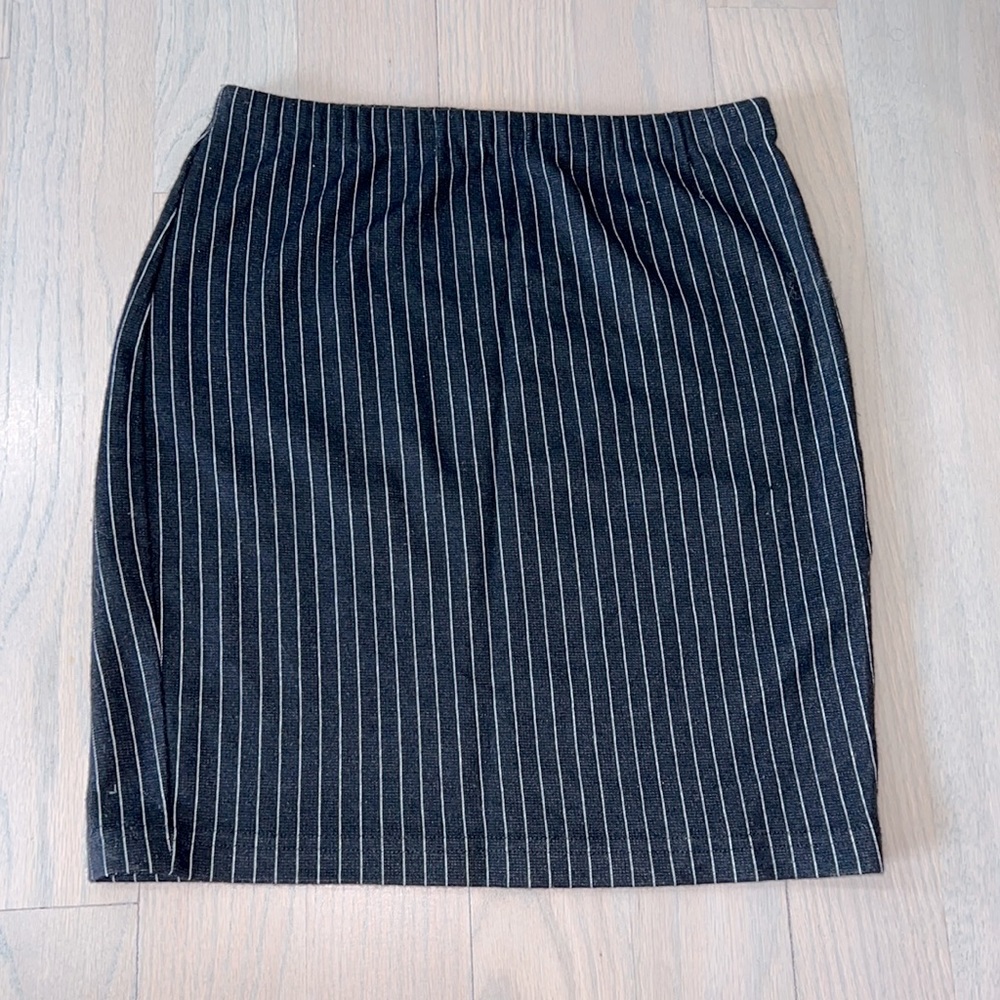 Pinstripe Mini Skirt